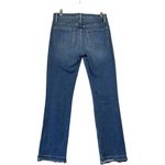 frame denim  Frame Le High Straight Denim Blue Jeans Raw Hem Ankle Whitway Stretch size 26‎ Photo 4