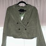 Banana Republic  green cropped blazer Photo 0