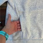 Fabletics  Zaylee Funnel Mock Neck Sweatshirt in Heathered Gray ~ Size Small 💚🍄 Photo 4