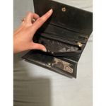 Lovcat Wallet Womens Heart Clasp Patent Leather Long Clutch Organizer Purse Black Photo 3