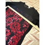 Cupio Curvy Black Floral Lace Mesh Long Sleeve Top Plus 1X Sheer Shirt Work Size undefined Photo 8