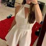 These Three Boutique Do + Be Choker Neck White Romper Photo 4