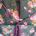 Mossimo Supply Co Mossimo Supply Sheer Floral Blouse Top Photo 4