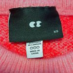 Lazy Oaf Squish Face Fluffy Knit Sweater Jumper XS Pink Photo 7