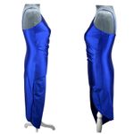 Emerald Sundae Blue Sparkle Fairy Grunge Y2k Asymmetric Faux Wrap Cocktail Dress Juniors S NYE Photo 2