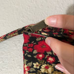 Unbranded Red & Black Floral Hobo Style Bag Handbag Boho Carpet Purse Shoulder Photo 2