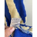 Princess Polly  Women’s Mini Dress Knit Bodycon Sexy Stretch Blue/Yellow Size 4 Photo 4