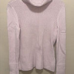 White House | Black Market  Pink Knit Funnel Neck‎ Long Sleeve Fitted Sweater Photo 0