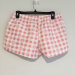 Hello Kitty  Sanrio Plaid Gingham Boxer Pajama Shorts Pink‎ White Size Large Photo 2