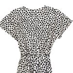 Monki Asos Black White Floral Retro Playsuit Short Sleeve Jumpsuit Size XS Photo 8