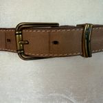 Northern Reflections women's M genuine Italian leather camel brown adjust belt Photo 5