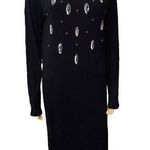 Terence Nolder for Quorum Vintage 70s Rare Beaded Sequin Formal Luxury Dress Size 14 Photo 0