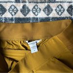 Athleta  Brooklyn Ankle Pants Brass Yellow Mid Rise Pockets Photo 2