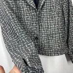 Nina Mclemore Textured Blazer Jacket Size 8 Viscose Silk Work Career Photo 3