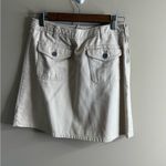 American Eagle Vintage khaki A-Line Skirt with Button Pockets size 2 Photo 2
