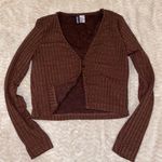 Divided Cropped Cardigan  Photo 0