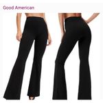 Good American  Black ribbed seamless slim flare size 7/8 Photo 1