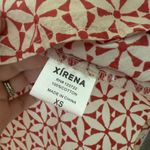 Xirena Izzie Geometric Print Cotton Top in Desert Day XS Red Photo 5