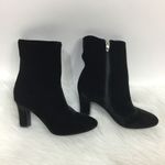 Lauren Ralph Lauren Velvet Zip Up Booties Black 6.5b Size 6.5 Photo 2
