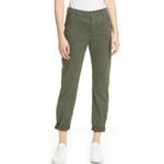 Veronica Beard  Ayla Chino Pants High Rise Relaxed Fit Stretch Army Green Size 25 Photo 1