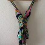 Trina Turk Sea Garden Black Swimsuit Size 10 Photo 9