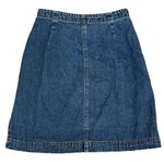 Gap  Snap Front Blue Denim jean Skirt Size 2 Photo 1