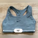 Nike Dri Fit Women’s Sz XS Smoke Gray Medium Support Swoosh Sports Bra Photo 13