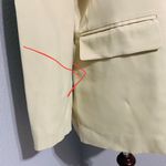 ZARA New Sea Green Satin Effect Party Lapel Collar Long Sleeves Blazer Size L Photo 12