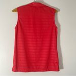 Lady Hagen  Hydro-Dri Pink Striped Collared V Neck Tank Top Size S Photo 4