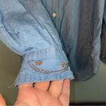 Disney The Catalog Winnie the Pooh Chambray Embroidered Shirt Size XXL Photo 2