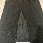 Vintage Right Choice Silk Beaded Gown Black Evening Dress 1980s Made in India Size 6 Photo 15