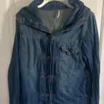 Free People  Light Blue Denim Jacket Photo 0