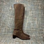 Vagabond Shoemakers Gabi Knee-High Suede Books in Dark Mud Photo 5