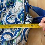 Vera Bradley Mediterranean White Messenger Bag Laptop Backpack Floral Shoulder Photo 9