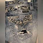 Miss Me  Jeans Womens Size 29 Signature Crop Distressed Photo 2