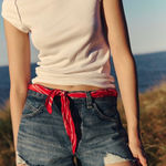 Free People NWT  We The Free Now or Never Denim Shorts 26” Waist Photo 0