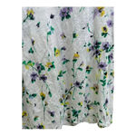 Loft Linen Floral Shirt with Ruffle Sleeves // Size Small Photo 1