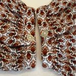 Loft Floral Shirred Yoke Boho Patterned Long Sleeve Flowy Women's Tunic Top Photo 7