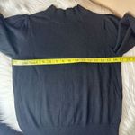 Leith  Short Sleeve Mock Neck Sweater Black Size Small Photo 4