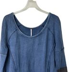 Free People  You Don't Own Me Henley Thermal Sweater M boho Photo 3