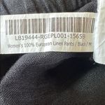 Quince  Black 100% European Linen Relaxed Fit Straight Leg Pants Women’s Medium Photo 4