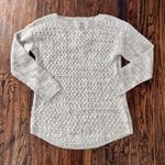 It’s Our Time Women’s Scoop Neck Tunic Sweater Oatmeal And Cream Size Large NWT Photo 1