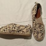 1. State  Dela Roccia Snake Embossed D’Orsay Leather Espadrille Flats 7.5 Womens Photo 3