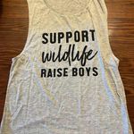 Bella Canvas  womens grey black boy mom tank top Photo 0