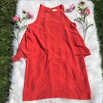 Cynthia Rowley  100% Silk Hot Pink Shift Dress Size 12 Wedding Dress Photo 1