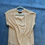 Sanctuary  boho open knit vest l large acrylic hippie so cute Photo 9