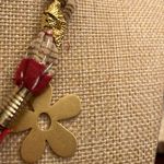 Handcrafted kantha charm necklace inspired by free people alpha choker Red Photo 2