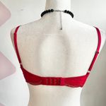 Victoria's Secret Victoria’s Secret Dream Angels Bra 34C‎ Red Lace Romantic Y2K Lingerie Photo 2