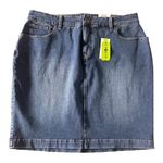 Style & Co  mid rise curvy denim skirt Size 14 Photo 0