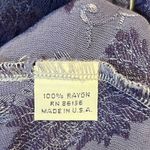 Bryn Walker Vintage Dress Purple Midi Button Front Jacquard Dress Tie Sz M GUC Photo 6